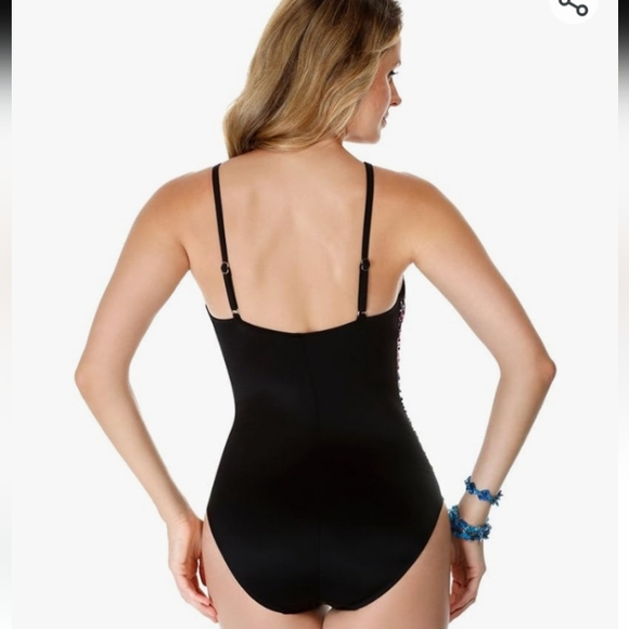 Miracle Suit Skin Tight Lisa High Neck One Piece Swimsuit - Picture 2 of 6